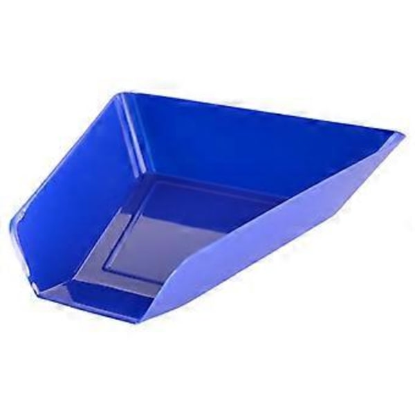 Snackserveringsbricka Återanvändbar Stabil Stor Kapacitet Kaffeböna Provsmakningsbricka för Matsal Qinhai (Mörkblå)