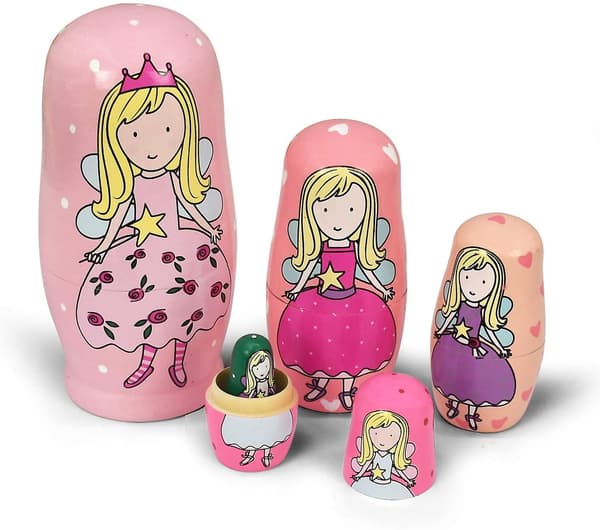 Russiske Nesting Dolls Bjørn Matryoshka Dolls Legetøj Søde Dyr