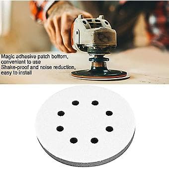 5-pack Interface Pads Mjuka Svamppads för Slipning av Skivor, Självhäftande Slippapperspoleringsdiskar, Diameter