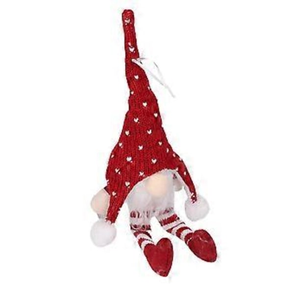 LED Ljus Jul Tomte Dekoration Jul Tomte Prydnad Julgranshänge för Hem Festival
