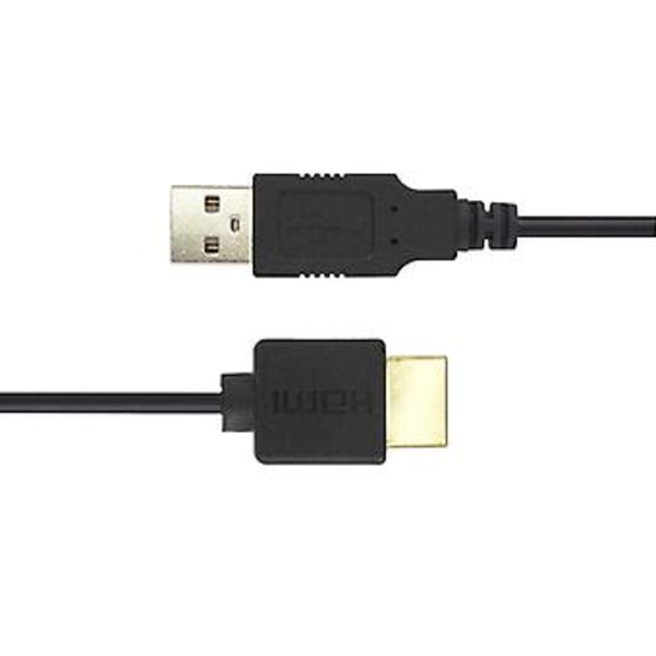 1 x HDMI - USB -kaapeli, USB - HDMI -uros virtajohto, puhdasta kuparia 0,5 m ( )