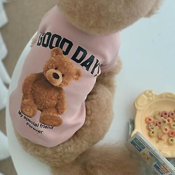 Autumn Winter Puppy Hoodie Clothing Cartoon Bear T Shirt Vest Cat Sweater Small Medium Big Dog Sport Shirt Pet Vest Pet Clothes 2 (XXL )