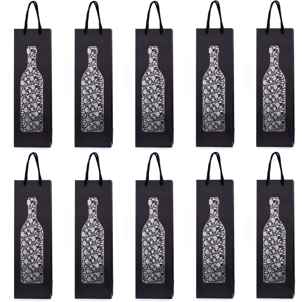 Silverflaska 40 x 12 x 9 cm Silverflaska 10 flaskväska present Ba
