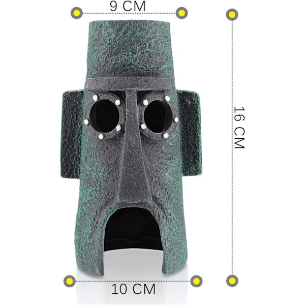 Set med 3 Spongebob Squarepants akvariedekorationer