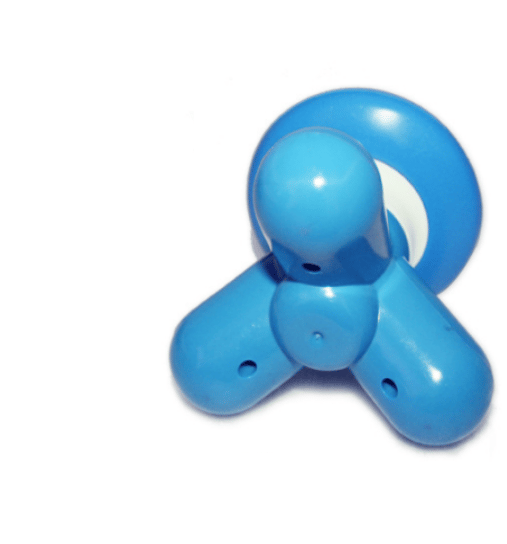 Blå, mini massager, vibrerende massager, trekantet stativ massag