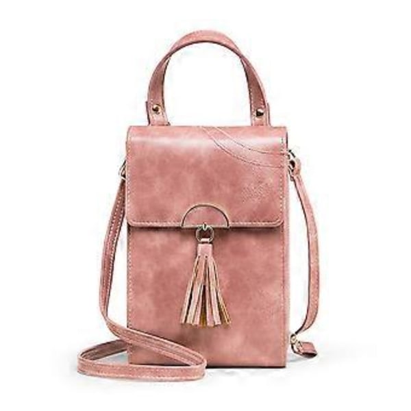 Tassel Trend Olkalaukku Säädettävät Olkahihnat Crossbody-malli Treffeille (Punainen Papujauhe)