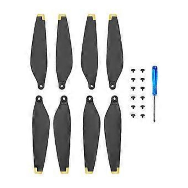 Reservedeler for Mini 3 Pro Drone Propeller - Blader, Vinger, Fans (Set med to gull)