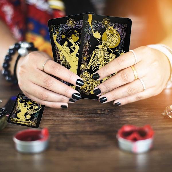 Divinatorisk Tarot 78 delar Vandrare Ande Tarot Brädspel Vuxen Divinatorisk Tarot Kortspel Engli