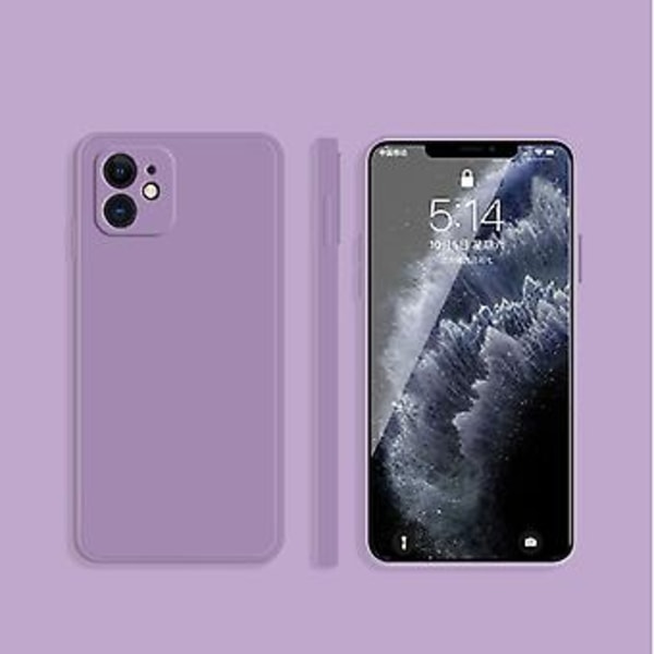 Silikonfodral för iPhone 13 (Lila)