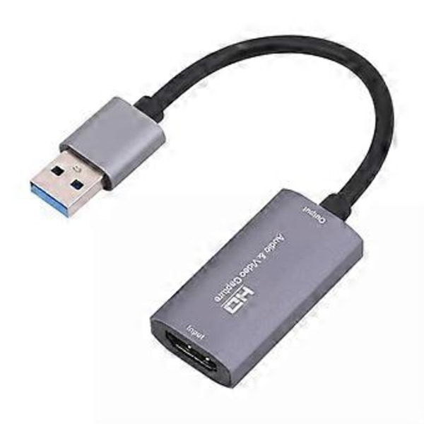 HDMI - USB 3.0 4K60Hz Videokaappauskortti PC-pelien suoratoistoon ( )