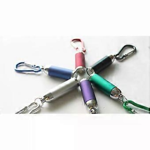 Led Mini Taskulamppu Kannettava Teleskooppinen Zoom Taskulamppu Avaimenperä Taskulamppu Vedenpitävä Valo Retkeilyyn Camping Taskulamput (A2 Violetti)