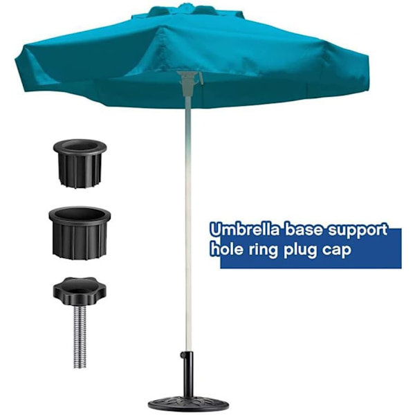 Paraplyfodsholder Grommet Stopper Cover og Cover Patio Paraply