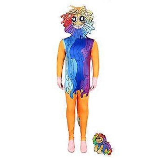Barn Vuxen Poppy Playtime 4 Yarnaby Cosplay Kostym Jumpsuit Party Maskerad Bodysuit (150)