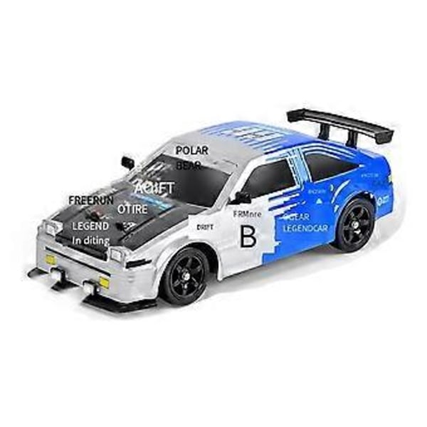 Kauko-ohjattava Driftausauto 1:16 Mittakaava 4wd 18km/h Suurnopeusmalli Ajoneuvo 2.4ghz( )