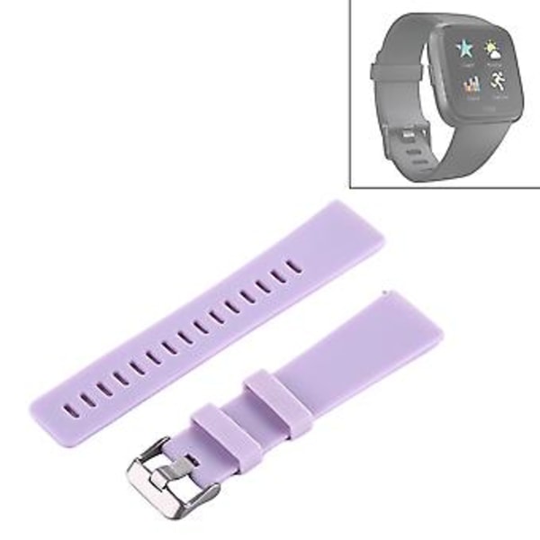 Silikoninen ranneke Fitbit Versa / Versa 2:lle (Vaaleanpunainen)