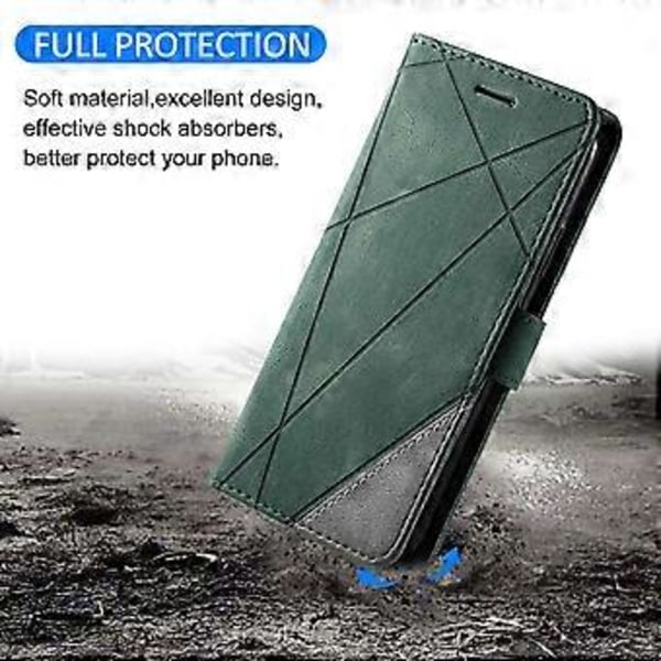 Stativfodral för Samsung Galaxy A35 5G - Anti-Repskyddande PU-Läder Plånboksmobilfodral (Stil D)