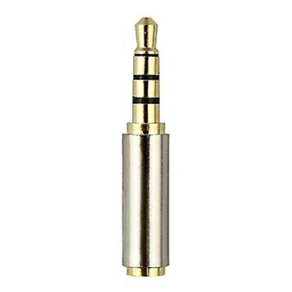 3,5 mm jackplugg til 2,5 mm hodetelefonjack AUX audio stereo adapter ( )