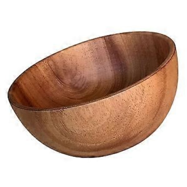 1 stk. 11X6CM Praktisk Træbestik Husholdningsbassin Frugtskål Salatskål