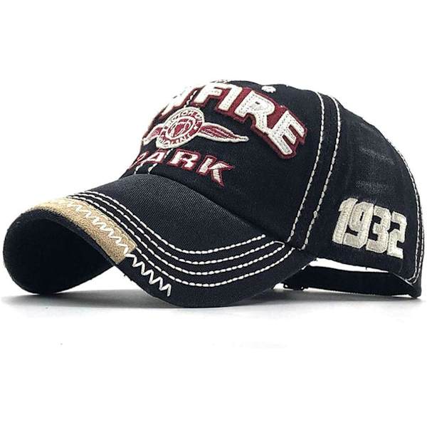 Vintage Baseball Cap Mænd Spark Letters Cap Snapback Hip Hop Flat