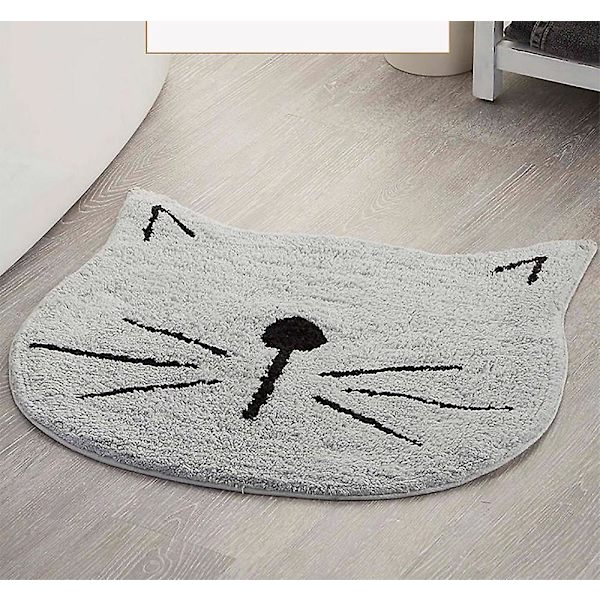 Koti kylpyhuoneen imukykyinen liukumaton lattiamatto (60*60cm)