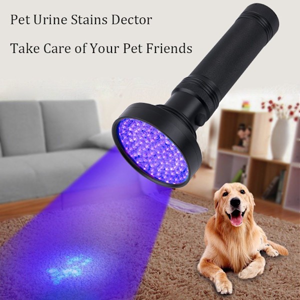 Violet UV-lampe, 100 lamper, fluorescerende agent detektionslampe, UV-lampe