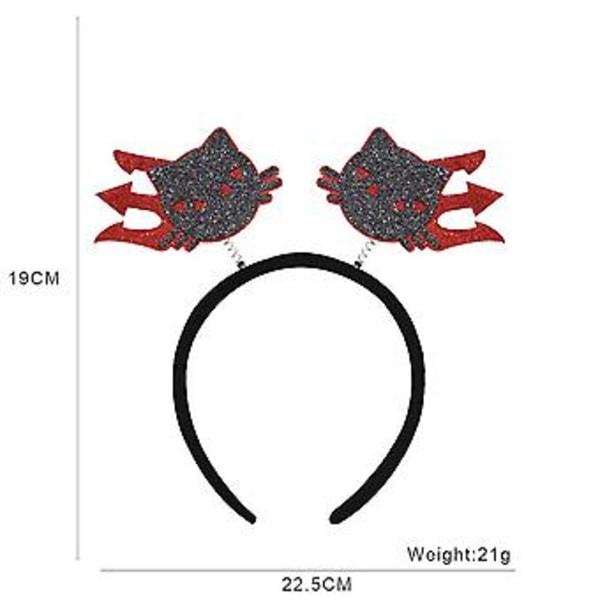 JUSCH 3-pack Halloween pannband dekoration rekvisita bar fest dekoration tillbehör Halloween pannband huvudbonader (A-stil),WZ-1686R