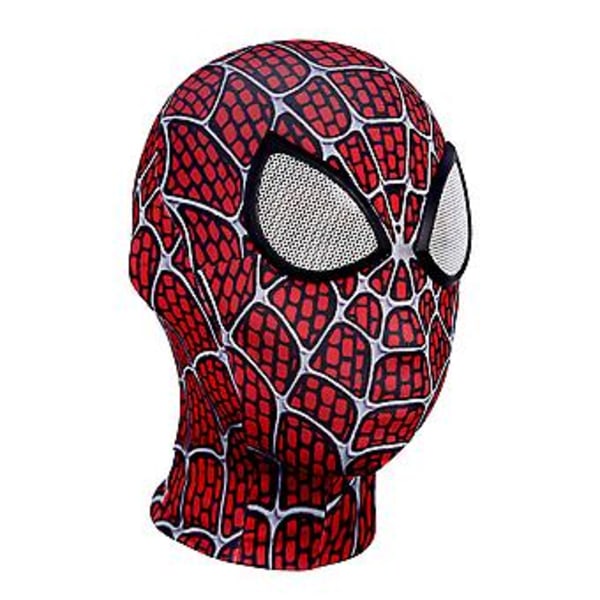 Halloween Spider-Man -naamio Super Sankari Maskit Karnevaali Cosplay Puvustusnaamio Lycra-kangasmateriaali (C)