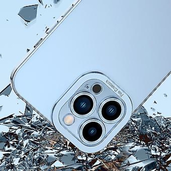 Elektroplettering TPU Telefonhus Til iPhone 12 Pro Til iPhone 12 Pro (Sort)