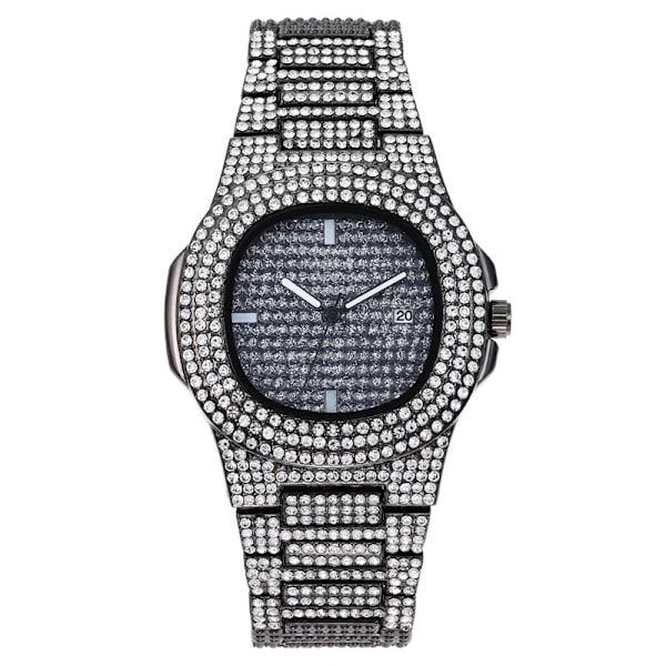 Dame og herre stål armbåndsur luksus mode klassisk designer, rose-