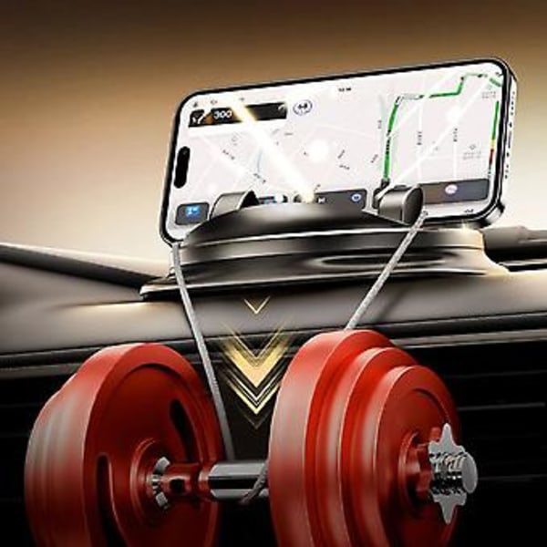 Sklisikker Matte Festeholder Pad Stativ for Mobiltelefon til Bilens Dashbord