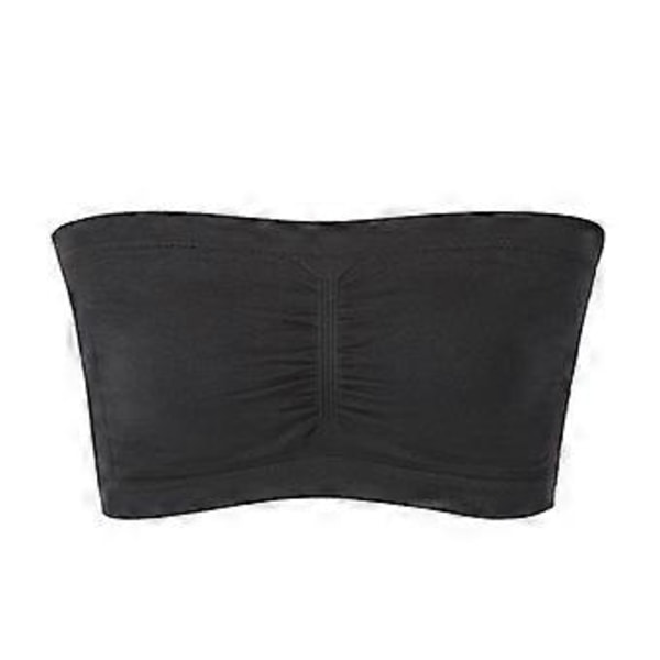 Lilyette Dame Pluss Størrelse Sømløs, Dame Bandeau S-6XL (3XL Svart)