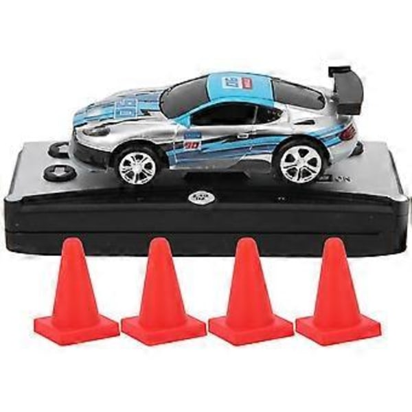 Mini RC-auto tölkkikotelolla, tehoinduktiolla, nelisuuntaisella kaukosäätimellä, APP-kaksoistilalla, lasten lelumalli (hopea)