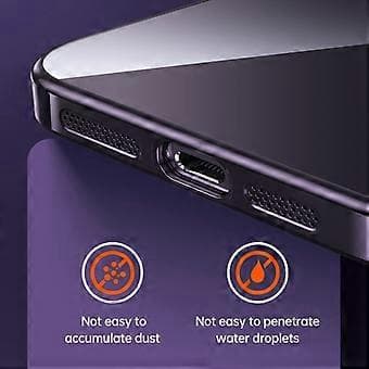 SULADA Drop-resistent Electroplateret Straight Edge Klar Telefon Case TPU Cover til iPhone 15 (Style D)