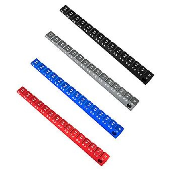 Säädettävä mitta, RC-auton korkeuden säätö 3-10 mm & vanteen camber-työkalut RC-auton osat musta