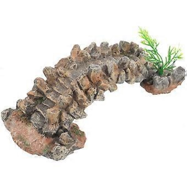 Miniatyr Bro Kunstig Buebro Ornament Bonsai Akvarium Hagebro Dekor