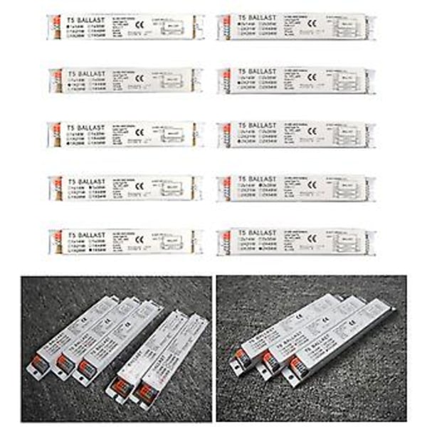220-240V Bredspännings T5 Elektronisk Förkopplingsdon Fluorescerande Lamp Förkopplingsdon för Hemmet (1x14W)