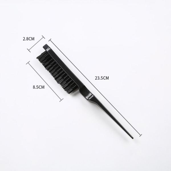 Black Professional Hair Brush Thin Line Hair Styling Tool 4 Colors 1 Pcs