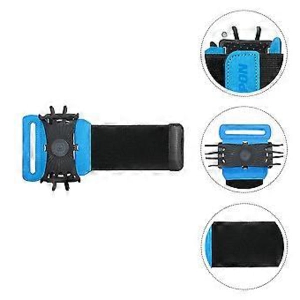Roterbart Mobiltelefon Armband Telefonhållare Fitness Armväskor för Utomhusbruk