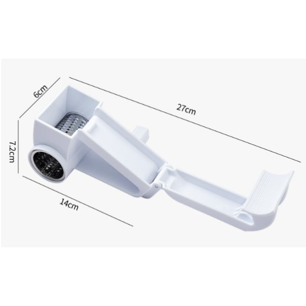 1PC Håndsving Rotary Ost Rivjern, Køkken Kreativ Ost Rivjern