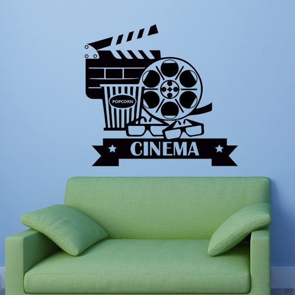 Stickers muraux projecteur de cinéma