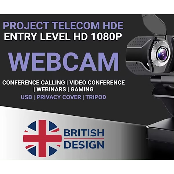 USB-webkamera til computer, webkamera til videokonference i vivo, F