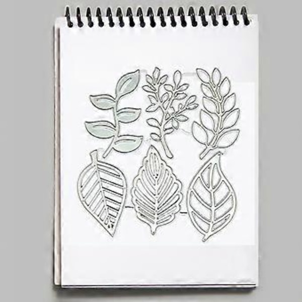 Lehdet Metallileikkausmuotteja Scrapbooking-stencil-leikkauskuvioita Korttien Prässäys DIY-Valokuva-albumin Malli Muotti Koristelu Käsityö