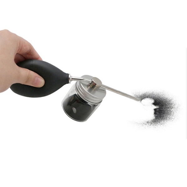 Argent, behållare för spray av hårfibrer, flaska