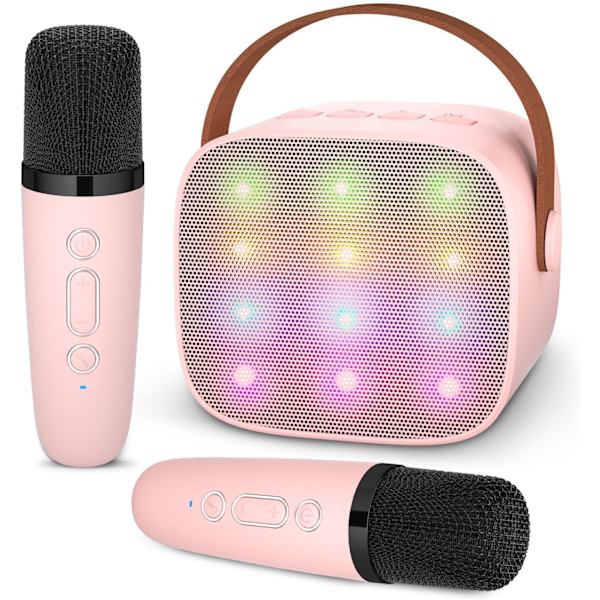 Trådlös barnkaraokemikrofon med 2 mikrofoner, bärbar Bluetooth