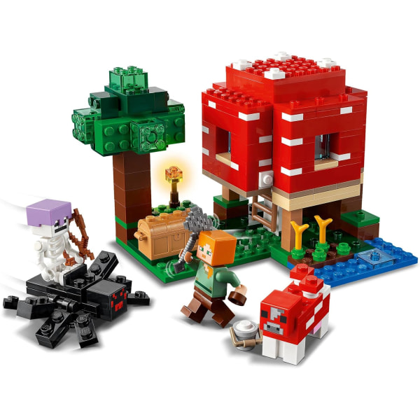 Minecraft Svampehuset, byggelegetøjssæt til børn A