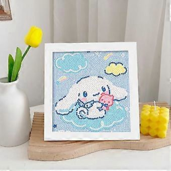 Timanttimaalaussetti - 5D Timanttitaidesetti Aikuisten ja Aloittelijoiden Timanttimaalausnumerosetti Timanttitaide Työkaluilla Kaneli Anime-kuvio DIY
