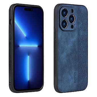 AZNS 3D Preget Telefondeksel For iPhone 15 Pro (Safirblå)