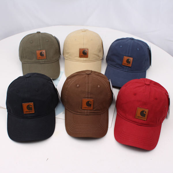 Kaffe-farvet, lærred baseball cap, damearbejdstøj, vasket