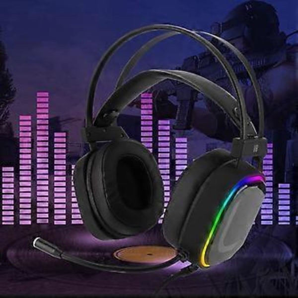 Högkvalitativt 3D Virtual Surround Sound VR Gaming Headset (USB-vibration)