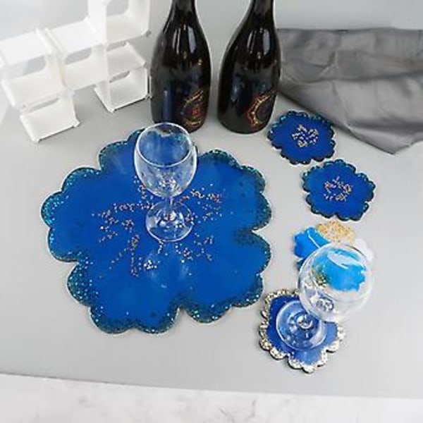 5 stk. Gartful Store Silikone Blomsterbrikker Forme Epoxy Resin Støbeforme